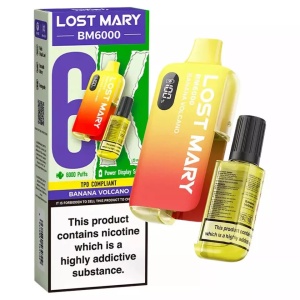 Lost Mary BM6000 Big Puff Disposable Vape - Banana Volcano